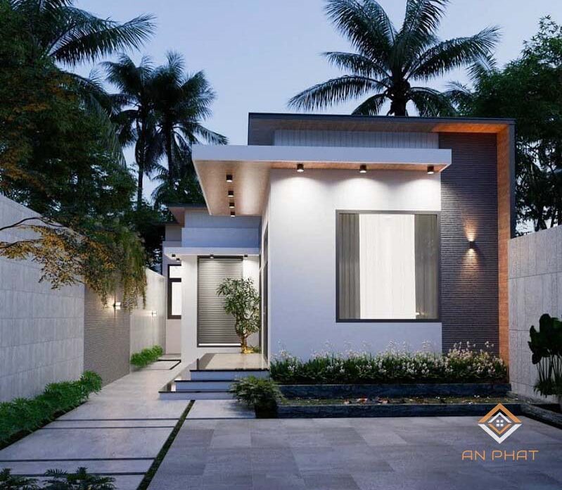 nhà cấp 4 hiện đại