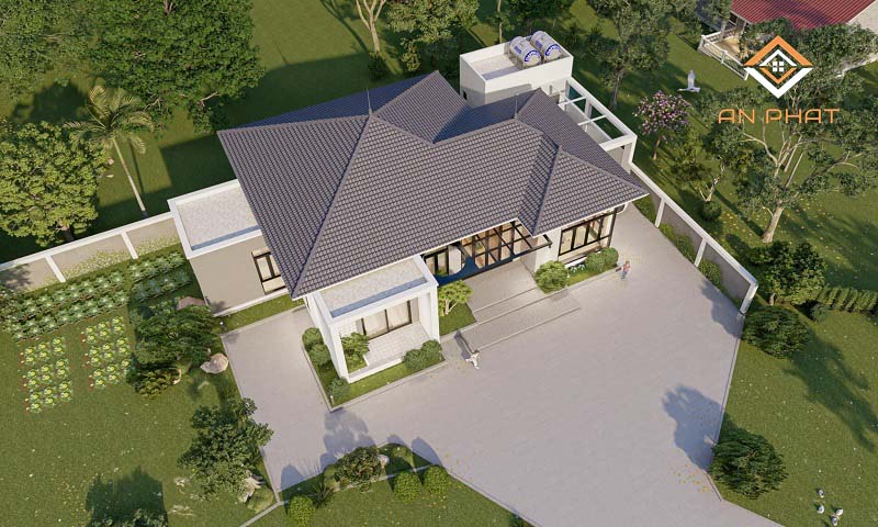 Nhà cấp 4 mái nhật