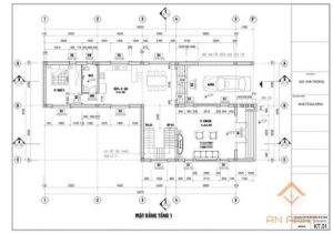 biệt thự 2 tầng mái nhật