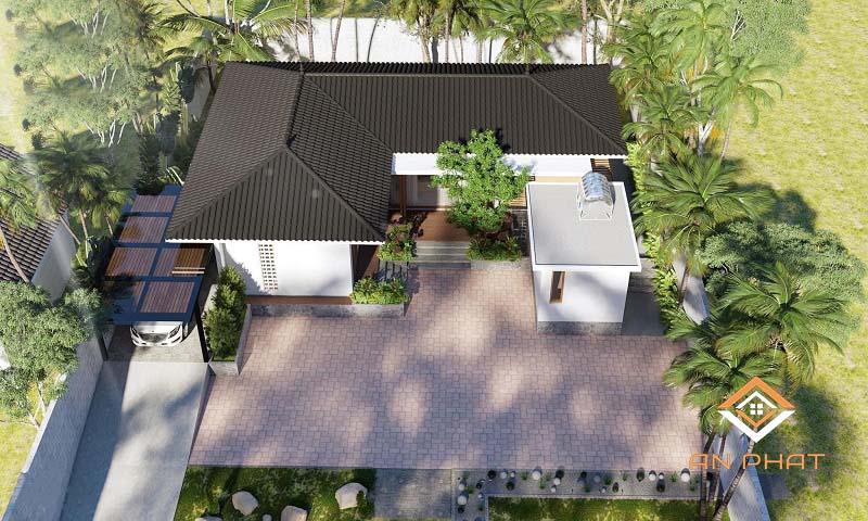 nhà mái nhật 1 tầng