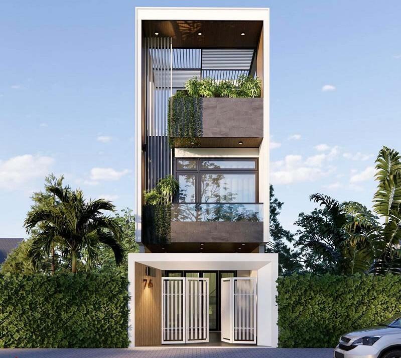 nahf phố 3 tầng hiện đại