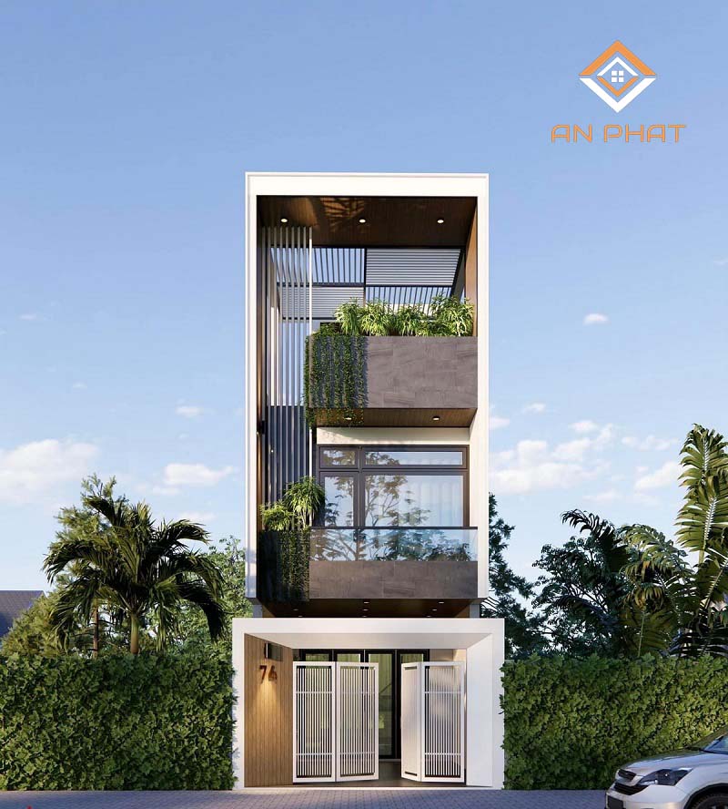 nahf phố 3 tầng hiện đại