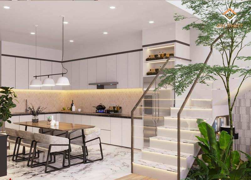 nội thất nhà phố 3 tầng